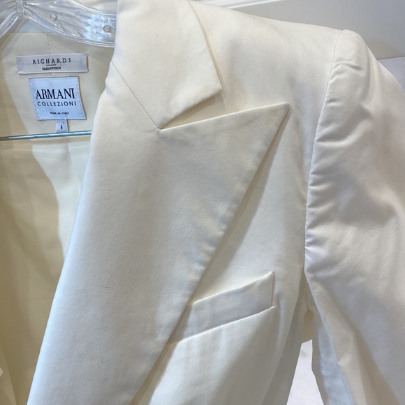 Armani off white cotton suit size 42 (6) - Picture 7 of 7